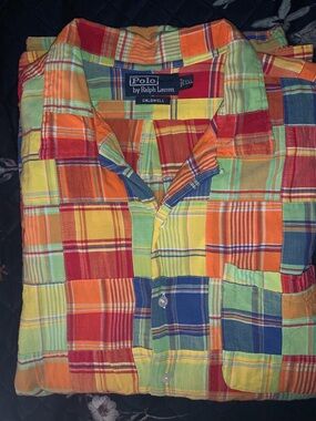 Polo by Ralph Lauren Multicolor Caldwell Patchwork Plaid Button-Down Shirt